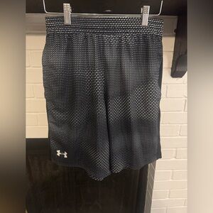 Under Armour Black and White Patterned Shorts